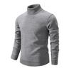 Men Turtleneck Sweater Slim Fit Knit High Neck Pullover Warm Winter Solid Color Rollneck Sweater for Daily Wear Work School Street
