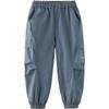 DAVE & BELLA Boys' Moisture-Wicking Jogger Cargo Pants