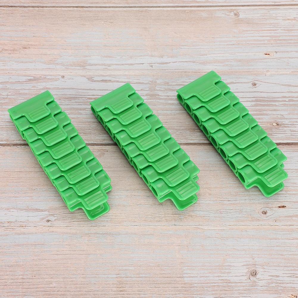 24 Stück Kunststoff Gewächshausfolienklemmen Gartenwerkzeug Gewächshauszubehör für 11mm Rohr