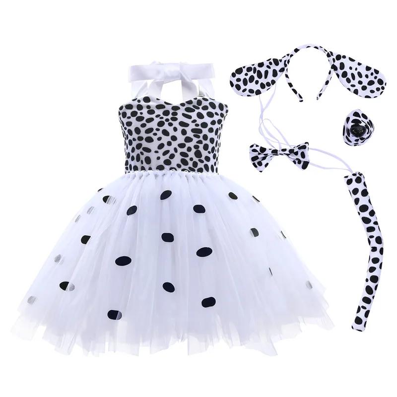 Black White Spotted Puppy Girls Animal