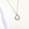 925 Silver Hello Kitty Round Angel Children's Lost and Found Necklace