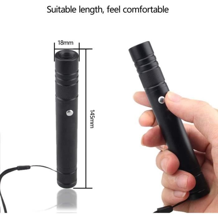 Pointeur Laser - GREEN - 1mW - Longue Portée 10KM - Charge USB - Nouveau Modèle