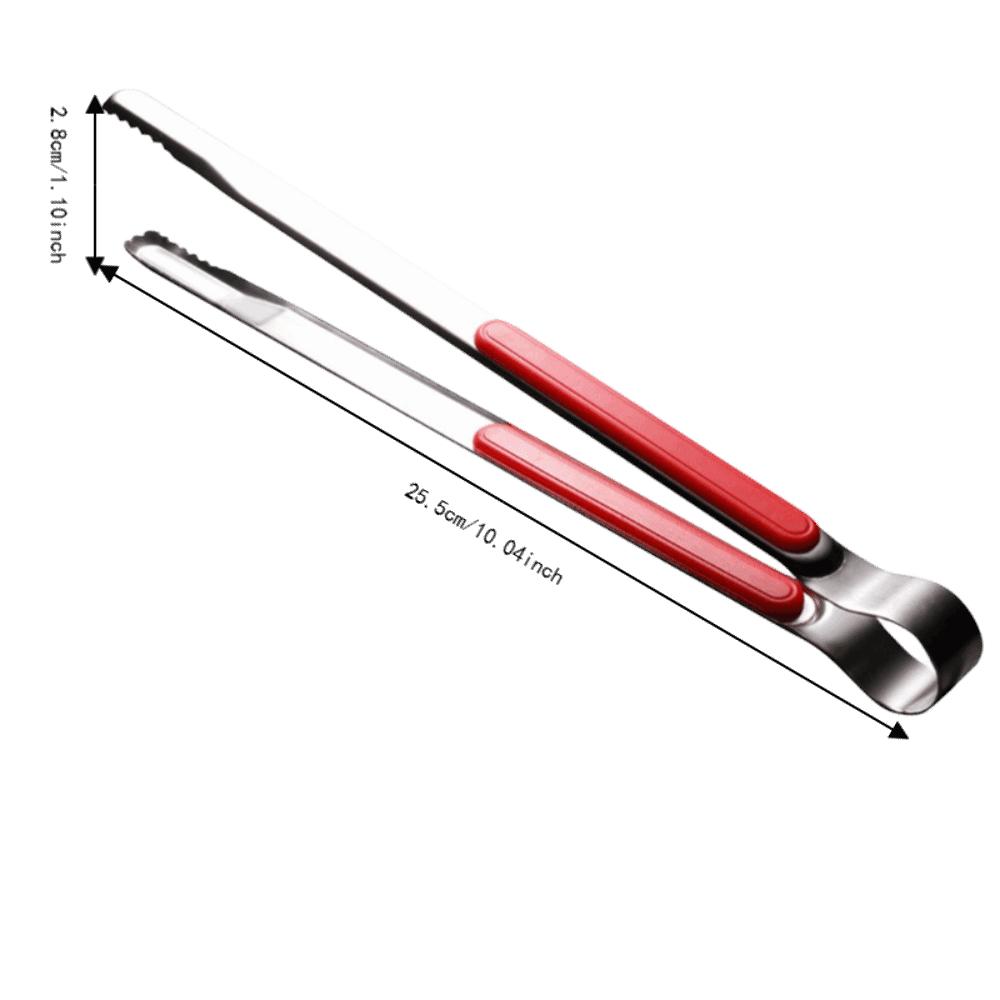 Serrated Tips Kitchen Tongs Raised Grip Grill Tongs Durable Serving Tongs Barbecue Grilling