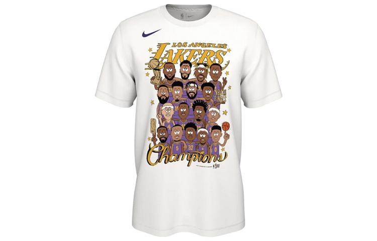 Nike Los Angeles Lakers Champions Club Roster T Shirt DM4553-100 XL