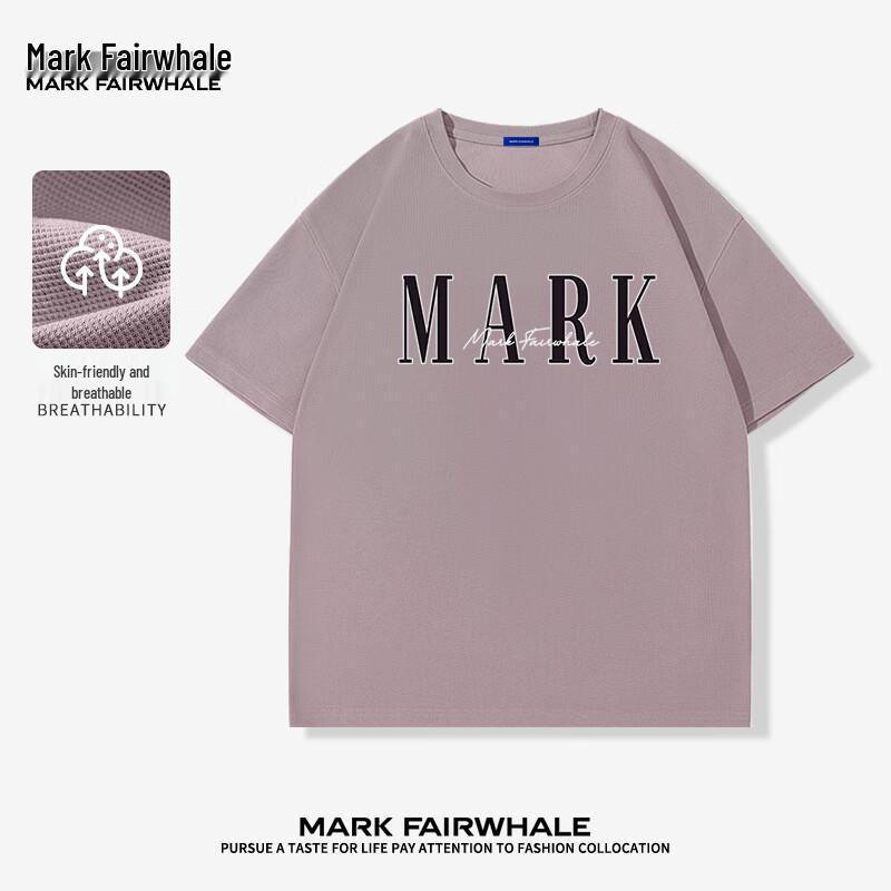 Mark Fairwhale Men's Letter Print Short Sleeve T-Shirt