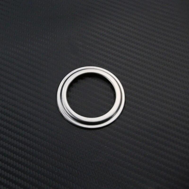 for Renault Koleos for Samsung QM6 2017- Car Ignition Key Decorative Ring Key Switch Coil Sticker  Accessories