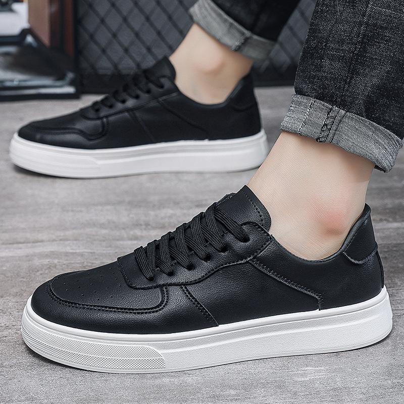 New men's white shoes trendy sports versatile casual board shoes men F058