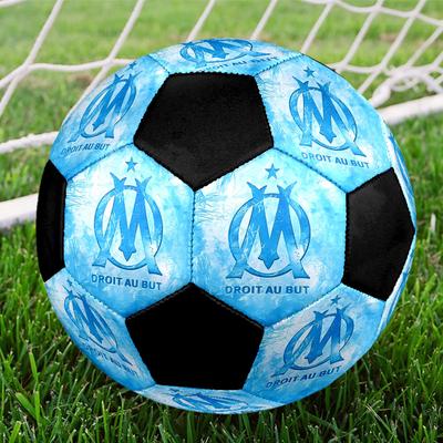 Olympique Marseille Soccer Ball Size 5 Colorful Machine Stitched PVC Competition Ready Durable High-Bounce