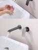 All-Copper Concealed Wall-Mounted Basin Faucet for Hot and Cold Water