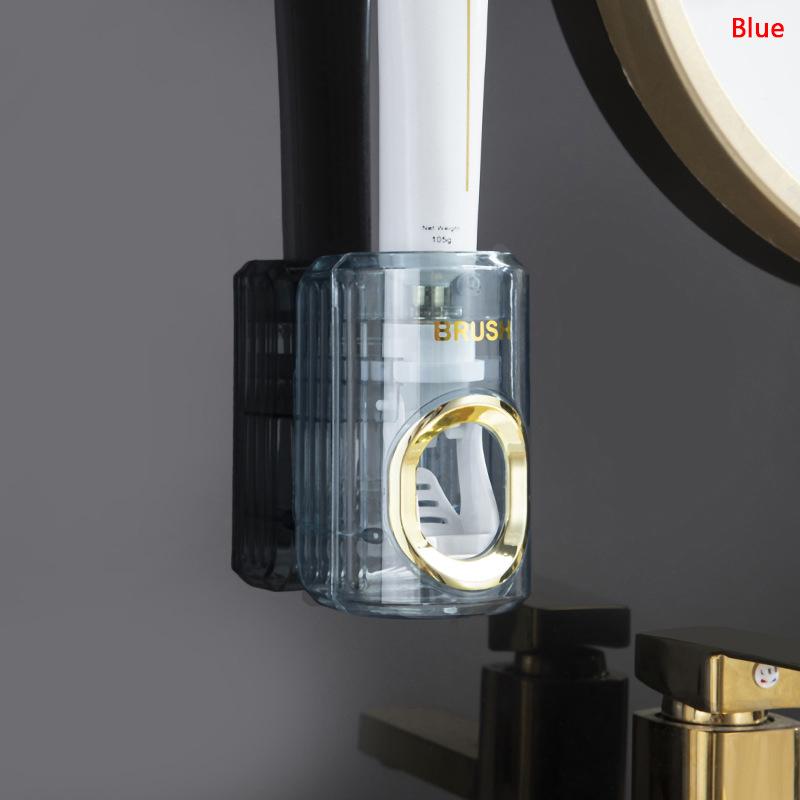 

Диспенсер для зубной пасты, автоматический выдавливатель зубной пасты, подходит для детей и взрослых, настенный, для ванной комнаты, душа и туалета