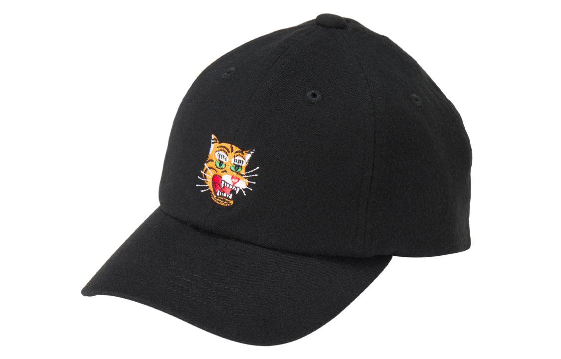 Onitsuka Tiger Printed Pattern Baseball Caps Unisex Black 3183A993-001 F