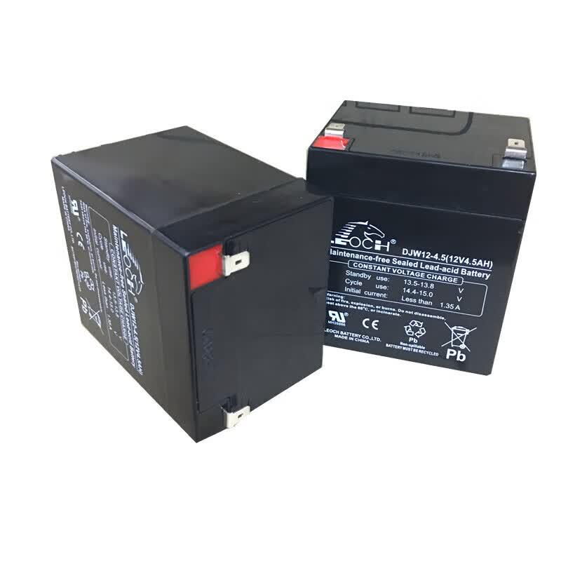 Leoch DJW12-4.5 Valve Regulated Lead Acid Battery 12V 4.5AH