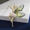 Angel Cartoon Brooch - Retro High-End Corsage Pin for Clothing Accessories