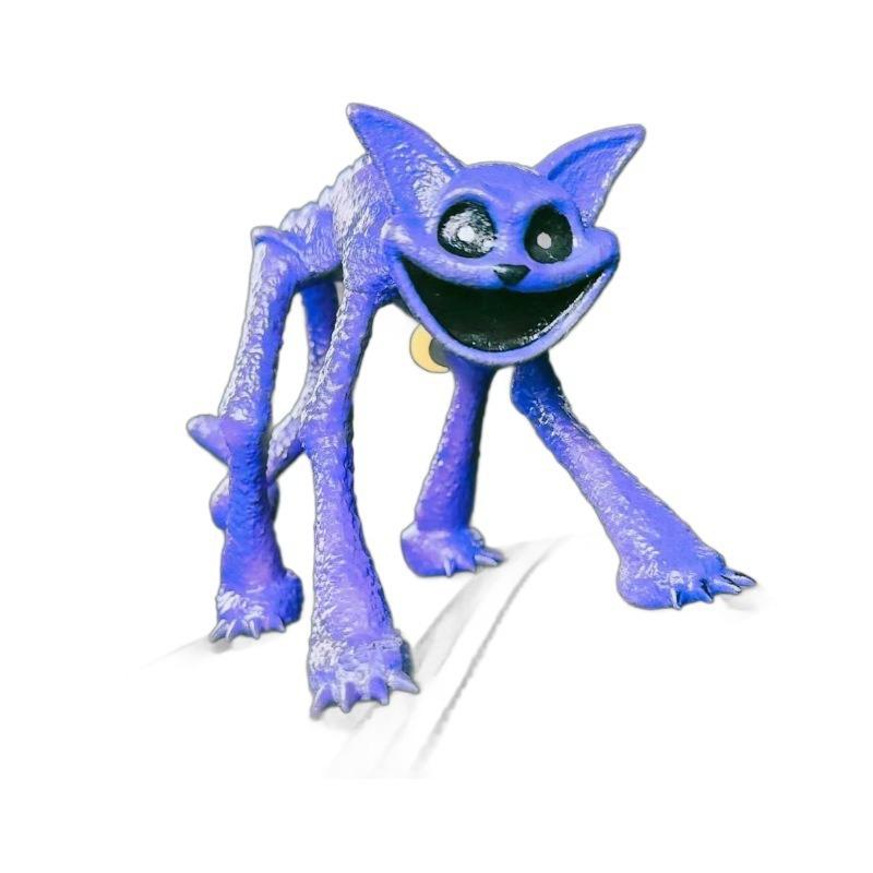 New Poppy Playtime Chapter 3 CatNap Figure Double Headed Smiling Critters CatNap Model Toy Car Ornament Collectible Horror Game Gift for Fans