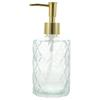Glass Press Pump Empty Bottle Set 400Ml Refillable Shampoo Soap Dispenser Bathroom Kitchen Hand Lotion Storage Container