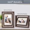 New Rotatable Double-Sided Photo Frame Decorative Desktop Design Pet Birthday Commemorative Display Frame