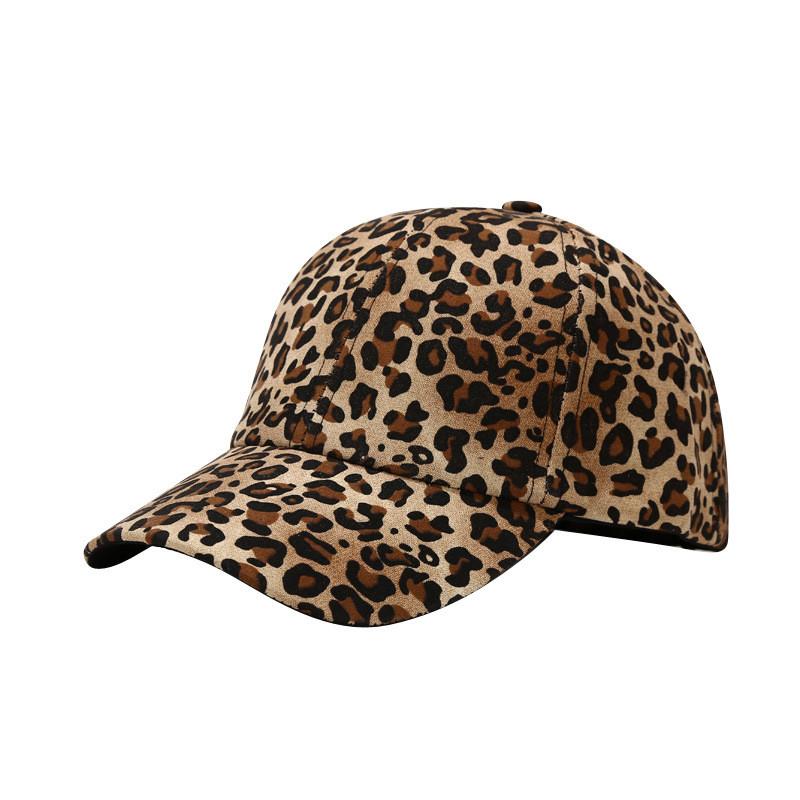 Vintage Leopard And Zebra Print Baseball Cap With Extended Brim For Casual Outdoor Sun Protection