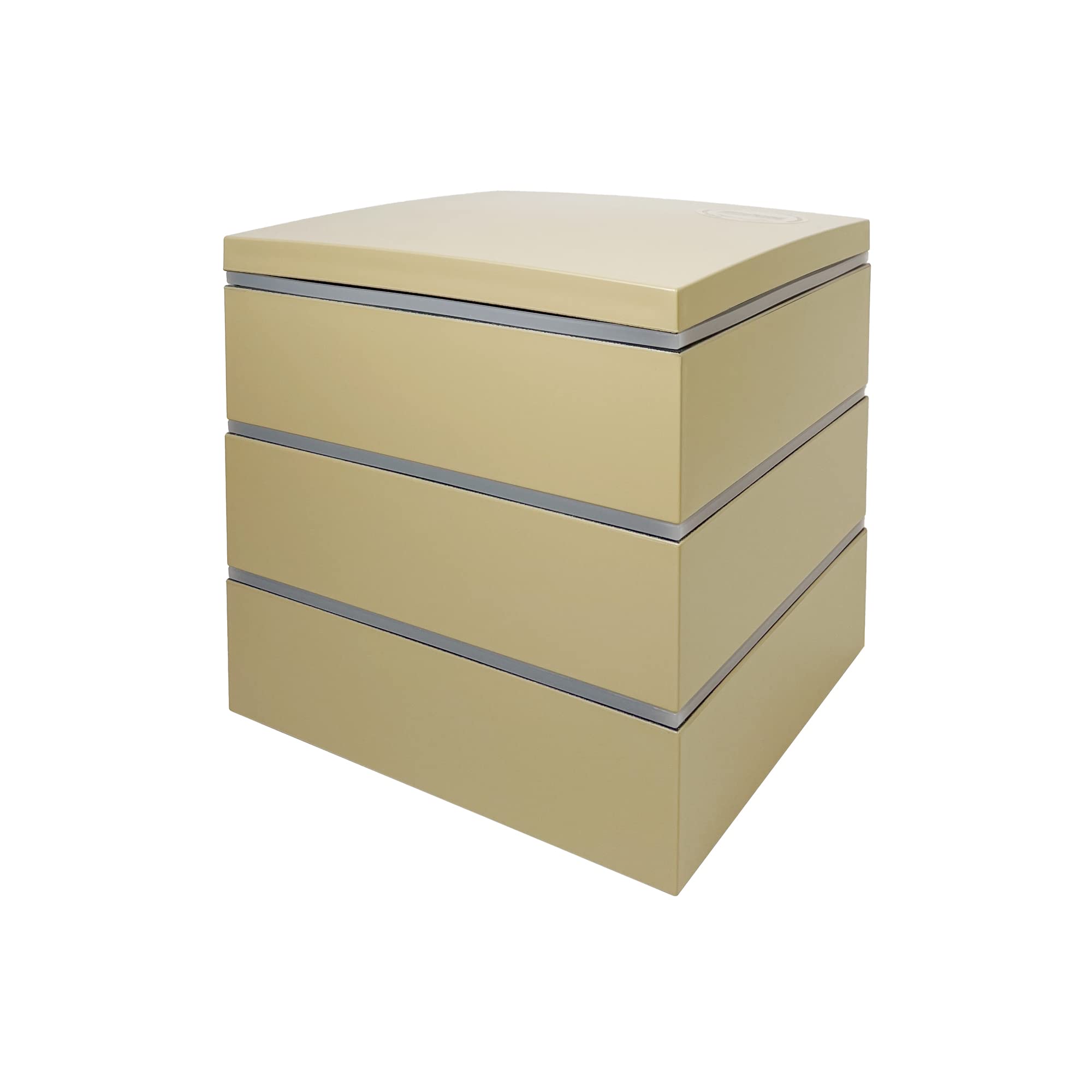 

Tradition Acoustic TRIBECA 3-Tiered Jubako Box, Mustard, 18cm, Made in Japan