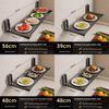 Modern Minimalist Aluminum Wall Mount Kitchen Storage Rack With Foldable Design For Home Use