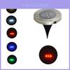 Lámpara de Luz Subterránea Solar LED Elegante Para Decoración de Jardín y Carretera