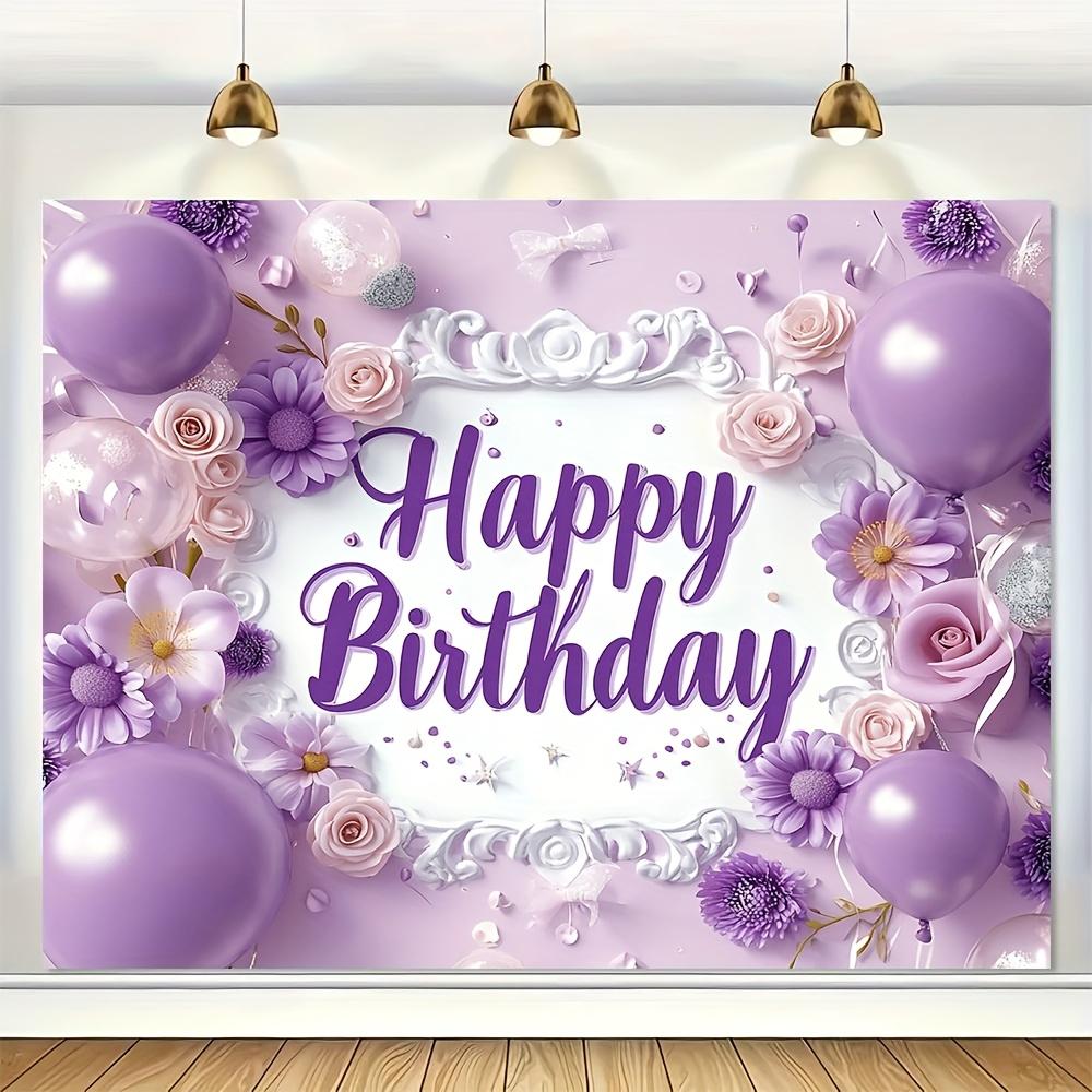 1Pcs Happy Birthday Backdrop Featuring Decoration Background Winter Backdrop Decorations For Photo Studio Photo Booth Christ