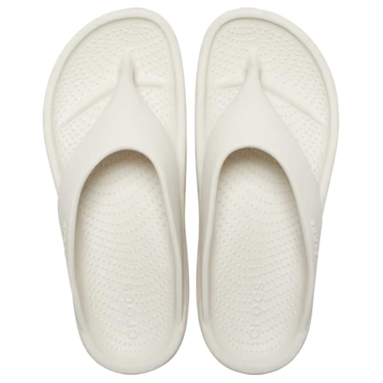 Crocs Mellow Casual Comfortable Anti-Friction Flip Flops Women Footwear Off-White 211100-160