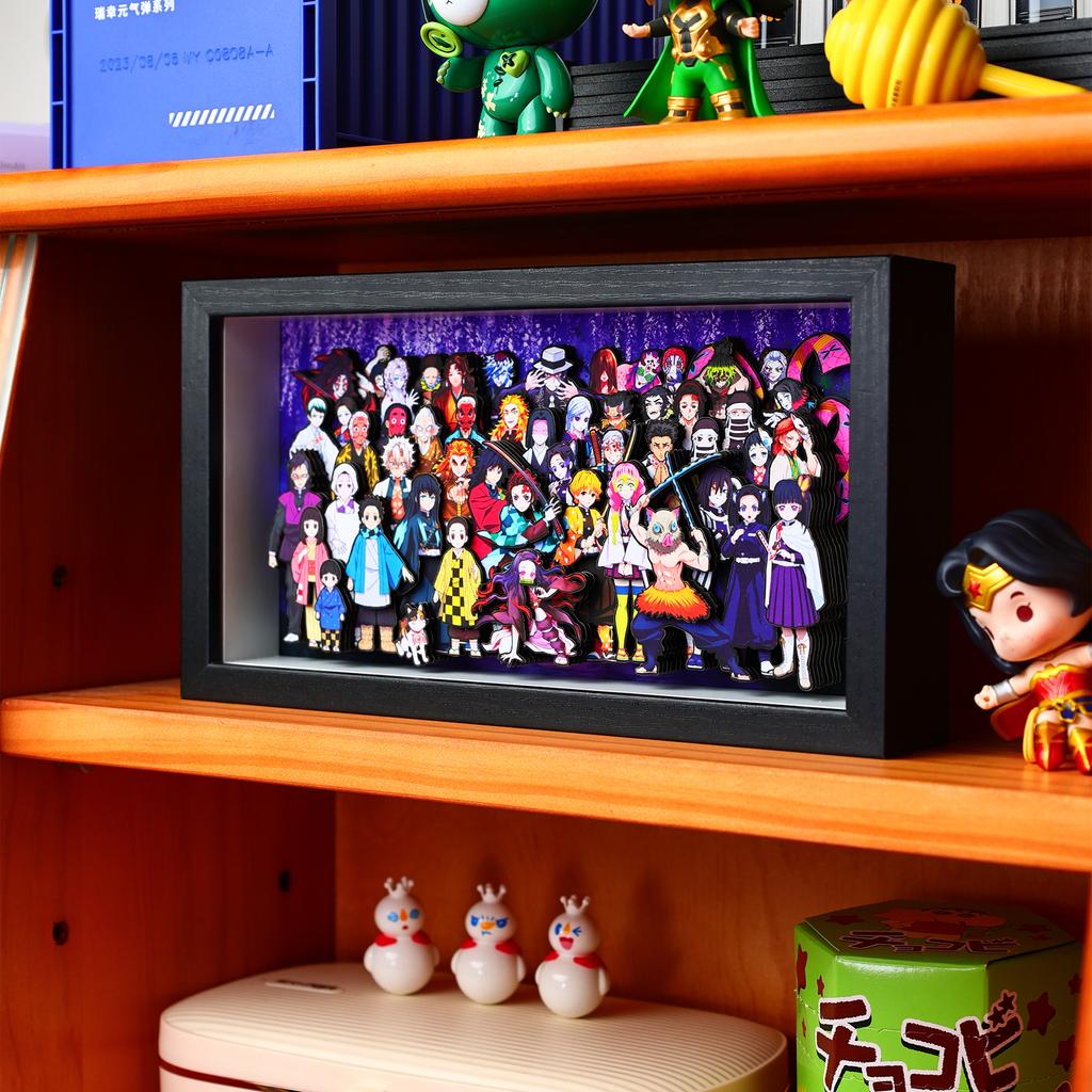 Anime Umgebung Chara Figur Ständer Malerei Handgemachtes Geschenk Zangetsu Familie Ganzes Bild Handgemachtes Spielzeug Sammlerstück