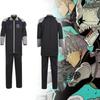 High-quality Polyester Monster No. 8 Cosplay Costume Black Anime Team Uniform For Men And Women