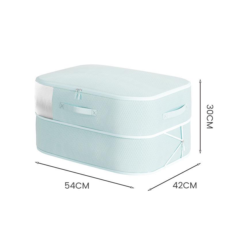 Przezroczysta torba do przechowywania kołdry z tkaniny twill: Duży Organizer Kompresyjny na Kołdry i Ubrania