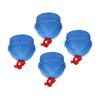 4pcs Rubber Cue Chalk Holder With Cord Chalk Organizer Pool Chalk Holder  Pool Table