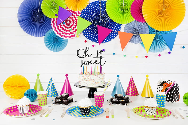 Magic Birthday Candles Colorful Flame 6 Pcs