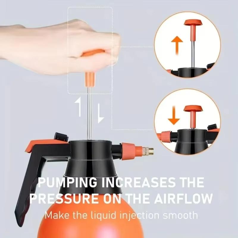 Portable Hand Pressure Water Sprayer Garden Sprayer Disinfection Spray Bottle Plants Sprinkler Car Wash Spray Watering Can