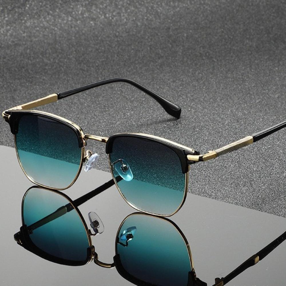 

Retro Browline Sunglasses for Men Women UV400 Protection Polarized Square Cat Eye Shades for Driving Beach Daily Use Eyeglasses