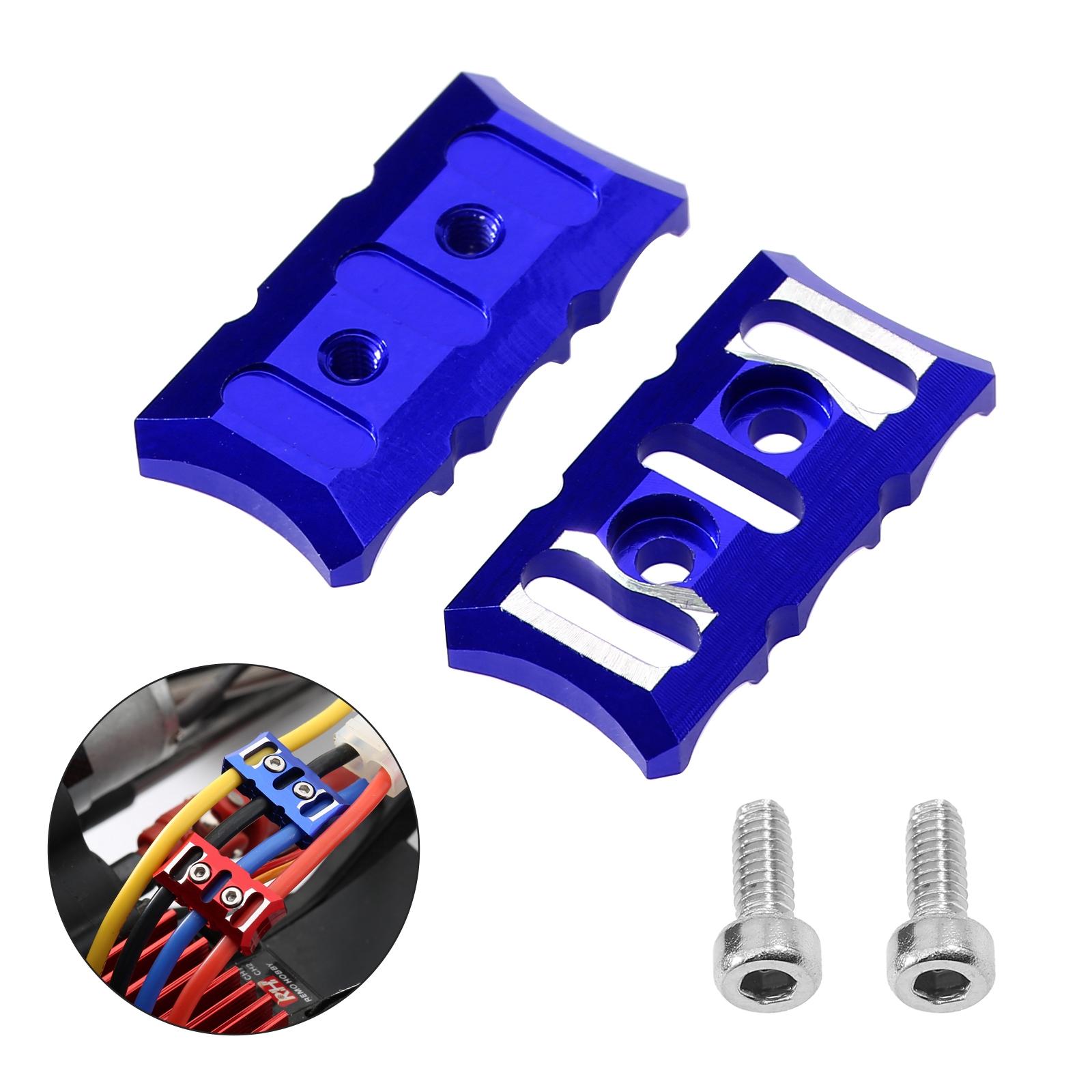 

Aluminum Alloy ESC Motor Cable Manager Wire Fixed Clamp Buckle Prevent Tangled Line Clip Tool for червоний