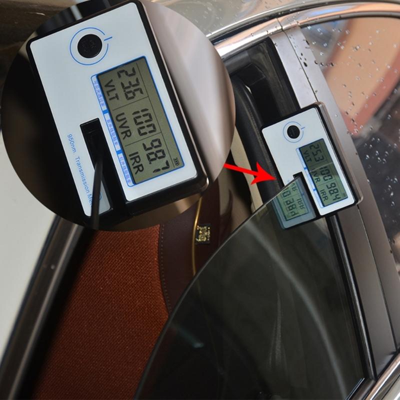Portable Car Window Tint Meter with 950nm Detection Film Testing Device for Accurate Heat Insulation Analysis