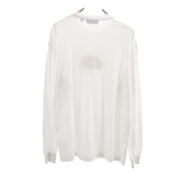 Xlarge Tricou cu mânecă lungă brodat M Alb Ron T Bărbați Folosit