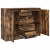Sideboard with Drawers Smoked Oak 100.5 x 35 x 76 cm