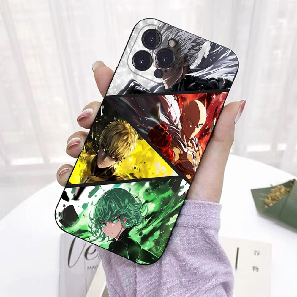 One Punch Man Phone Case For IPhone 16 15 14 11 12 13 Mini Pro XS Max Cover 6 7 8 Plus X Funda Shell