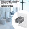 Adhesive Shower Head Holder ABS Material Shower Sprayer Hanger Shower Head Accessory  Home Use