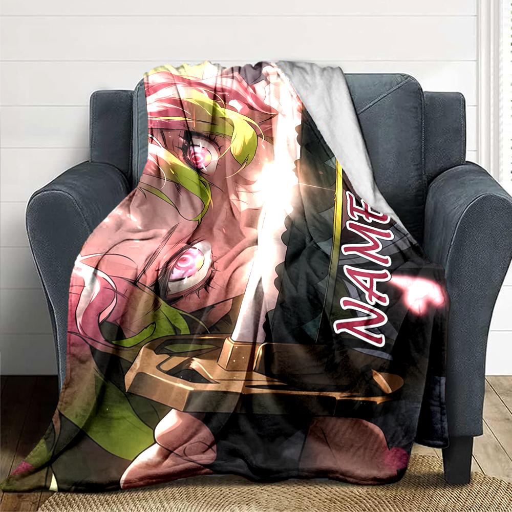 Custom Name Owl Warrior'S Might Party Blanket For Couch Bed Plush Cozy Fuzzy Blanket Super Soft Warm Blankets For Fall And Winter 0916302