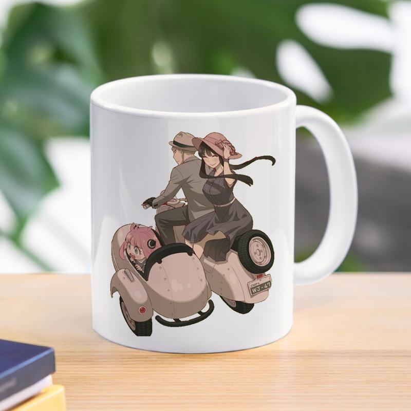 Spy X Family Anya kubek do kawy kubek Loid Yor fałszerz kubki ceramiczne dla dzieci chłopcy herbata kawa z mlekiem naczynia do picia prezent dla przyjaciela