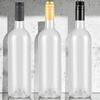 10x Bottiglia Per Vino 750ml Trasparente Bottiglie Per Vino Succo 0,75L Con Tappo A Vite