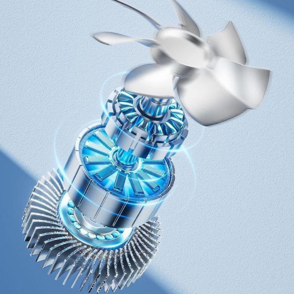 Waterproof Handheld Fan High-speed Turbo Fan Air Cooler USB Rechargeable Fan  Travel
