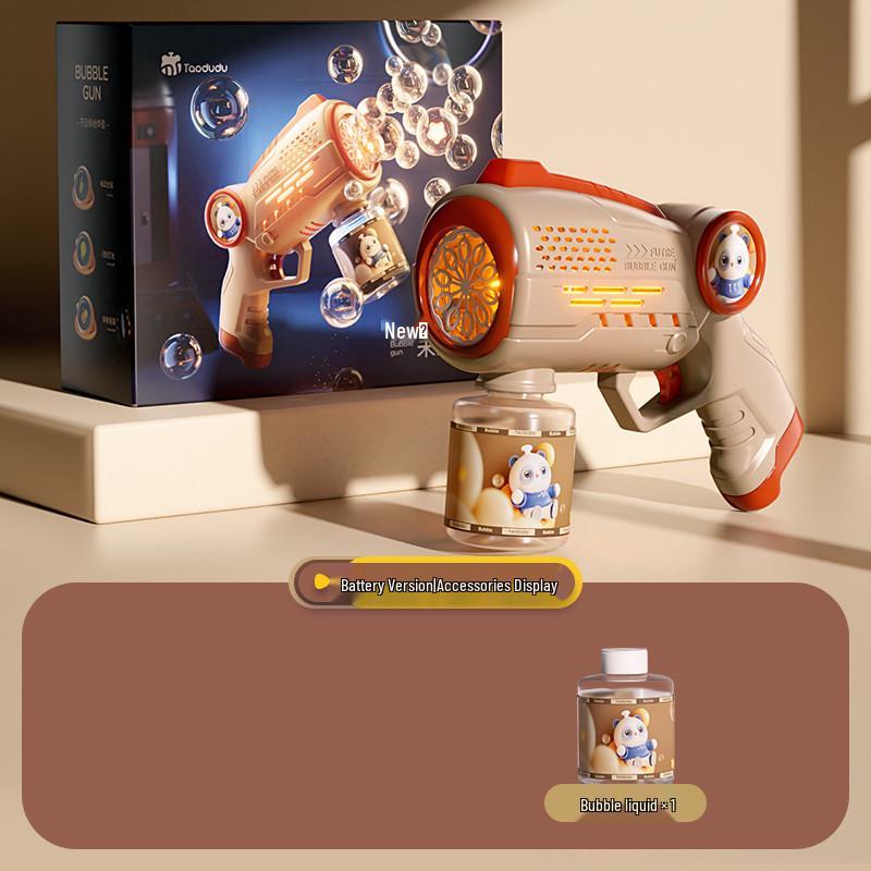 

Tao Dudu 2025 New Style Children s Electric Gatling Bubble Blower Toy