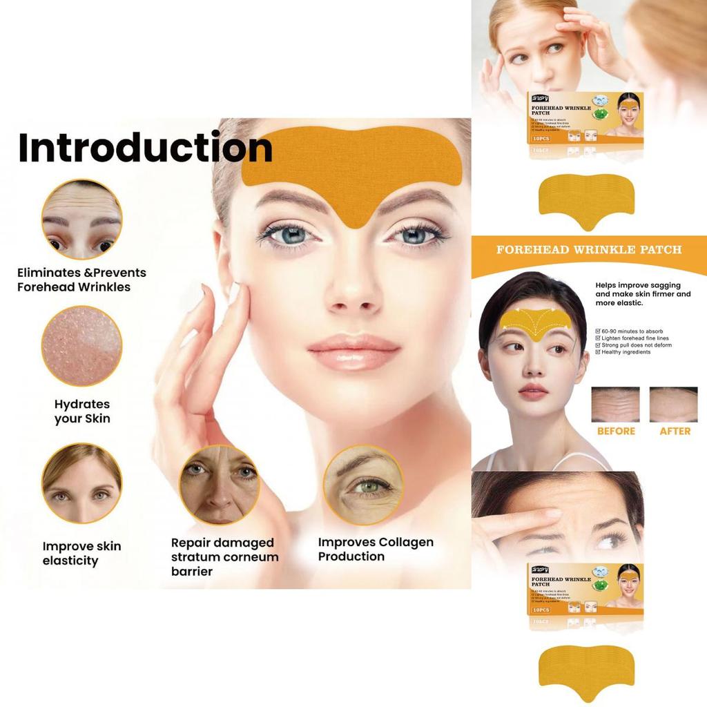 Bupy Forehead Wrinkle Patches Anti-aging Firming Skin Treatment For All Skin Types