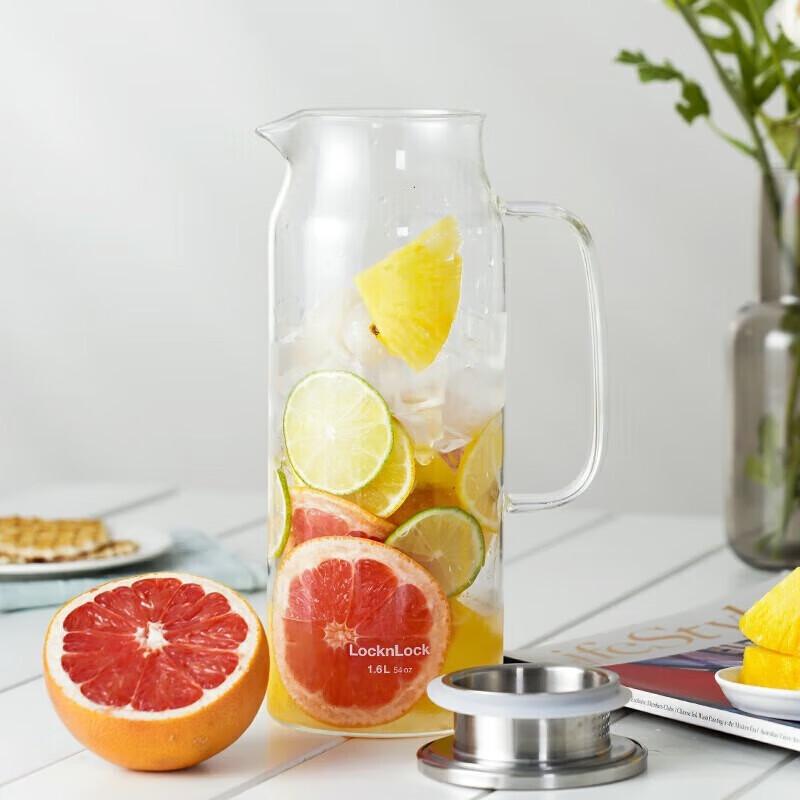 LocknLock 1.6L Glass Water Pitcher