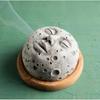 Modern Minimalist Moon Incense Burner Unique Resin Home Dcor Aromatherapy Gift