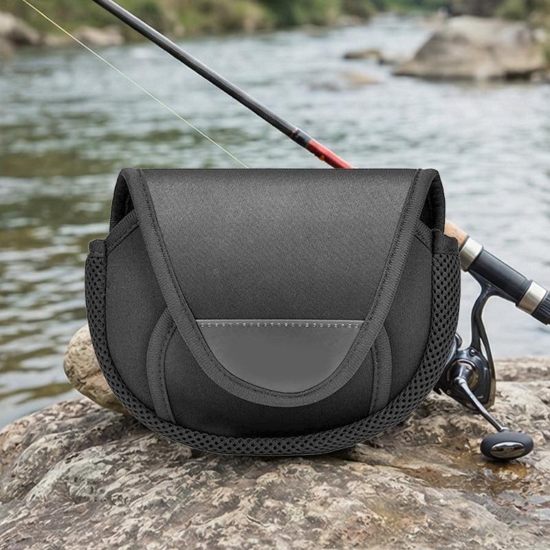 Fishing Rotating Reel Protective Bag Portable Fishing Reel Bag Baitcasting Fishing Reel Protective Case Bag Protector