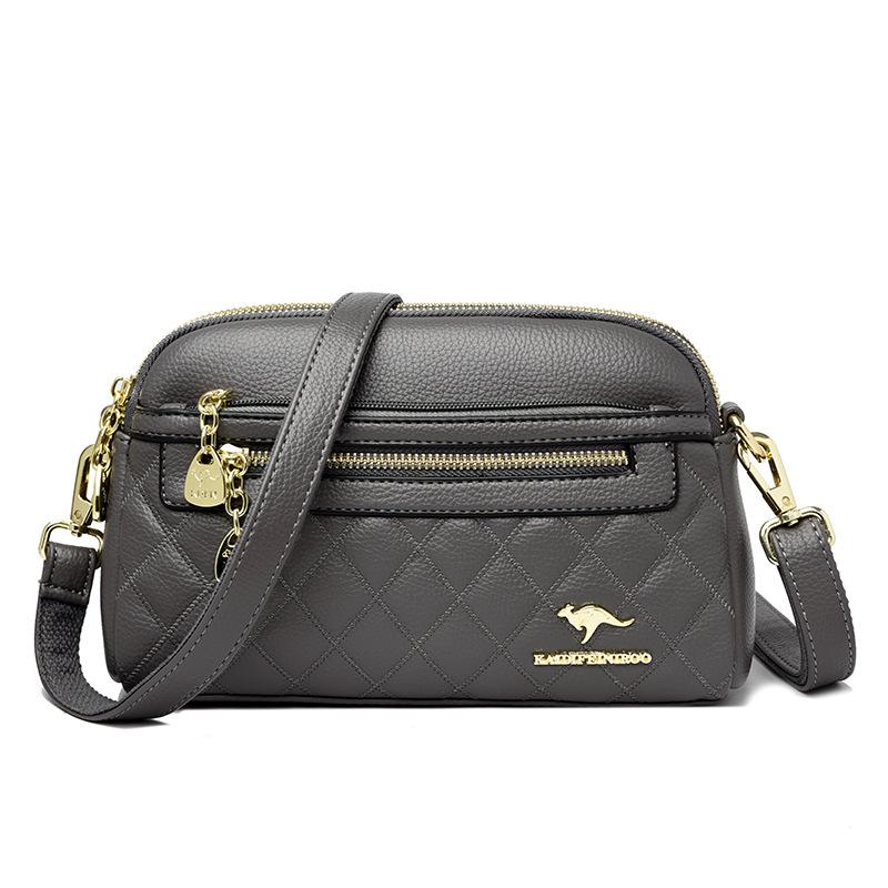 

Сумка среднего возраста Atmosphere Mother Bag Crossbody Bag Женская модная сумка через плечо темно-серого