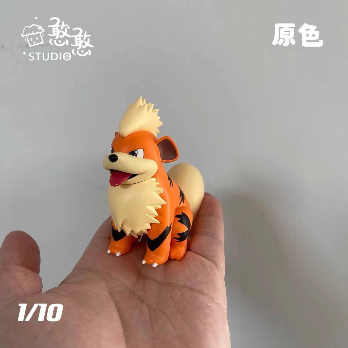 Cute Pokemon 10cm Growlithe Dog Action Figure Toys no box